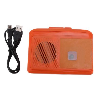 Heayzoki Portable Cassette Player, Multifunctional Cassette Player Tape Recorder with 3.5mm Jack, Dual Power Supply, Built in Speaker, fit for Study Work Life