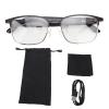 FAUOSWUK Smart BT Glasses, Latest BT 5.4 with AI Voice Control and Handsfree Calling, for Outdoor Sports Travel Men Women (Gold) view 2