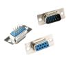 10Pcs/2pcs DB-9 Connector Pin Plug-in Board Socket DP9 D-SUB Male and Female RS232 Serial Welded Plate(Female,5 Pieces) view 2