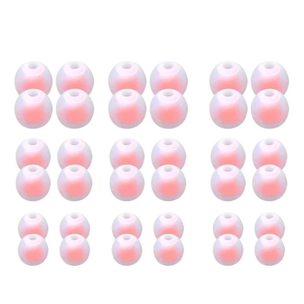 Customizable Eartips Ear Tips Replacement Headphones Earbud Soft and Flexible Pack of 36PCS Multiple Color Music Lover