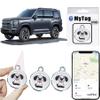 2 Pack GPS Tracker for Vehicles,Car Tracker Device Hidden,Tracker Device for Vehicles,Car GPS Tracker | Android and iOS Universal | No Monthly Fee | View Historical Tracks | Waterproof view 1
