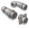Low-Profile Inline Female Connector, 7 Contacts, Underwater Applications, Voltage Rating 300V, Insulation Resistance >200M, Contact Resistance <0.01, PN: LPMIL7F (Pack of 5 Units) view 1