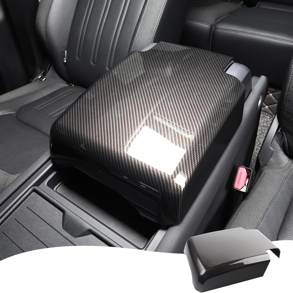 Central armrest Box Protective Cover Suitable for 2020-2025 Land Rover Defender 90 110 130 Center Console Riser pad Internal Storage Box Protective Cover Decorative Cover Modification Accessories
