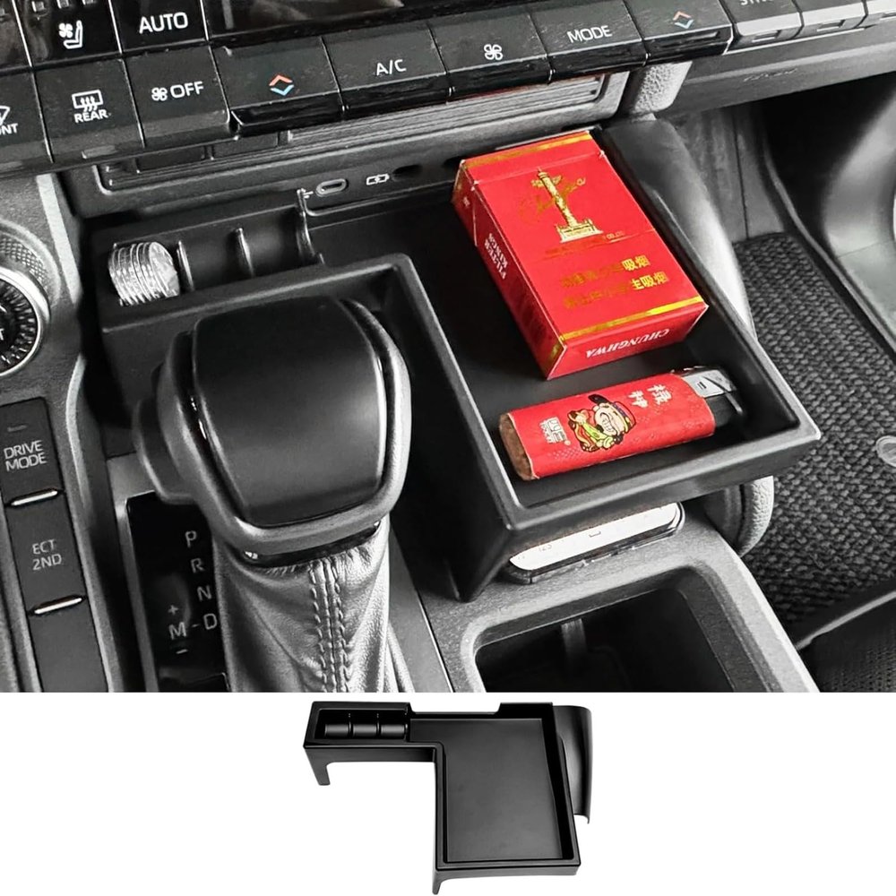 Center Console Storage Box for 2024 2025 Toyota Land Cruiser 250 & 1958 Prado LC250 J250 Interior Organizer Tray Expanded Space Upgrade Decoration Tuning Supplies Accessories