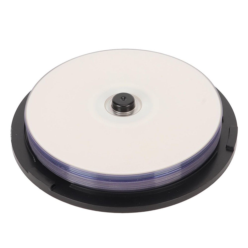 Yoidesu DVD R Blank Disc, Recordable Media Discs with 4.7GB 16X High Speed Sturdy PC, Multi Purpose Media Disc for Music Video Photos (10PCS)