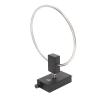 ciciglow Short Wave Radio Antenna High Loop Antenna for Indoor Reception 2.330MHz, for Radio Enthusiasts Stainless Steel view 2