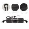 Vvikizy Motorcycle Blue Tooth Speaker, Wireless IP54 Water Proof Handlebar Mounted Audio System with Digital Clock Display, for Motorcycle Scooter ATV Electric Bike (Black) view 2