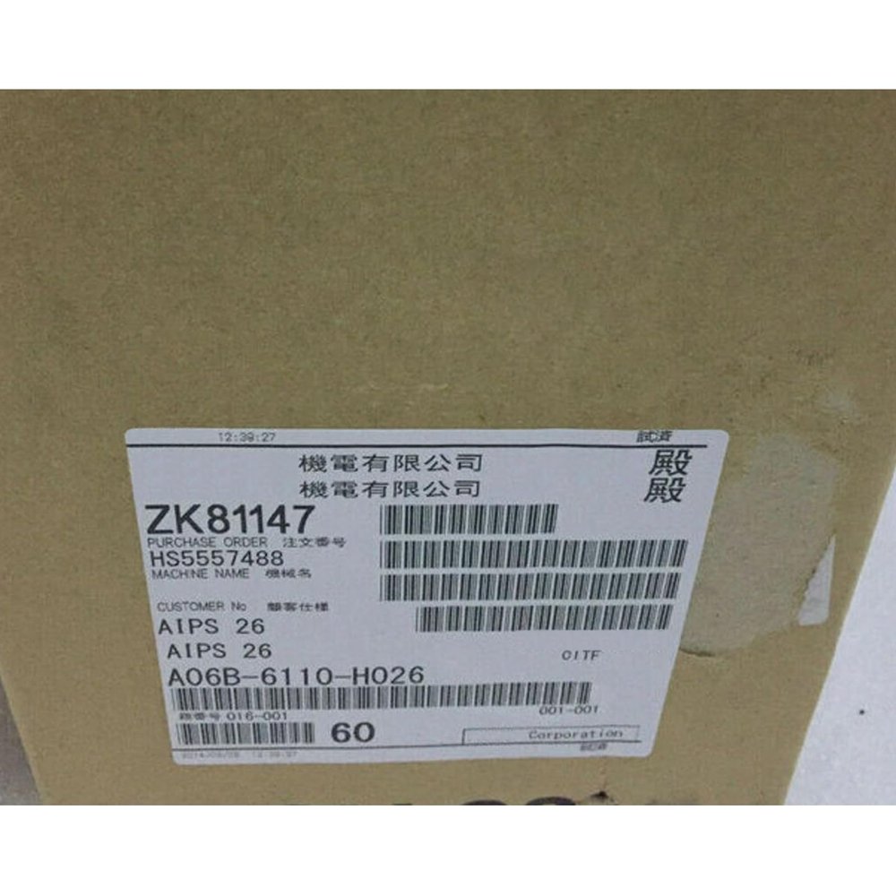 1 PCS New A06B-6110-H026 Factory Packing with Warranty A06B6110H026