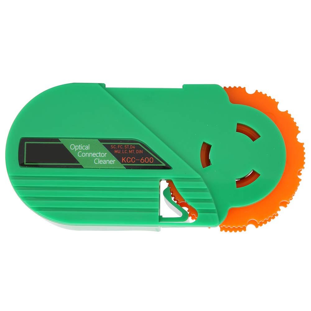 AYNEFY Fiber Optic Cleaning Box, -600 Fiber Optic Cleaning Box Optical Connector Cleaner Cleaning Tool for FC SC