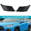 Auto Parts 1/2pcs for Toyota for RAV4 2019 2020 2021 2022 2023 2024 Car Front Side Door Window Pillar A Cover Trim Left/Right Decorative Panel Stable (Black-Right) view 2