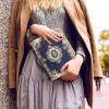 WUYOJUXA Retro Style Bible Book Cover for Women Men Bible Carrying Book Case for Women Bible Carrying Tote Bags Study Supplies Bible Journaling Kit Church Bag Christian Gifts-sizeXL view 3