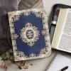 WUYOJUXA Retro Style Bible Book Cover for Women Men Bible Carrying Book Case for Women Bible Carrying Tote Bags Study Supplies Bible Journaling Kit Church Bag Christian Gifts-sizeXL view 4