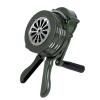 Aluminum Hand-Crank Operated Emergency Alarm Siren Manual Outdoor Loud 110db for Emergency, Tornado, Sporting(Dark Green) view 2
