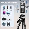 KINGJOY 71" Lightweight Camera Phone Tripod Stand with 360 Pan Head view 4