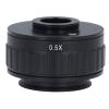 ciciglow CTV Lens Adapter for Trinocular Stereo Microscope CCD Camera C Mount, Quick Installation Industrial Camera Adapter (0.5X) view 1