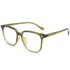 Dollger Blue Light Glasses for Women Retro Oversized Square Blue Light Blocking Glasses for Computer Eyeglasses Frame Men view 1