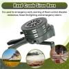 Emergency Hand Crank Siren Horn 110DB Manual Operated Warning School Shopping Fire Air Raid Safety Alarm for Emergency, Tornado, Sporting view 3