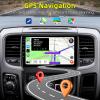 Car Radio Stereo for Dodge RAM 1500 2500 3500 2013-2018 Automatic AC,2+64G Android 13 Touch Screen Radio Upgrade with Wireless CarPlay Android Auto Bluetooth GPS Navigation view 4
