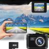 1080P Dash Cam, Car Camera, 2 Inch Screen, Night Vision Enhancement, Parking Mode, Includes 8GB Card view 3