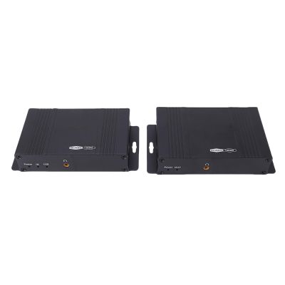 Wisoqu 4K 30Hz 120M KVM Ethernet Extender, USB2.0 Ports, HD Multimedia Receiver Transmitter with Real Time Out, Power Over Cable, Aluminum Alloy