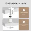 Universal Dual Monitor Mount, Ergonomic Monitor Stands for 2 Monitors, Monitor Arm Fits 13 to 27 Inch LCD Computer Screens, Perforated/clamped Mounting Base view 2