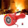 Hand Crank Siren Red Portable Manual Operated Alarm for Schools Alarming 120DB Handheld for Emergency, Tornado, Sporting view 2