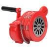 Hand Crank Siren Red Portable Manual Operated Alarm for Schools Alarming 120DB Handheld for Emergency, Tornado, Sporting view 4