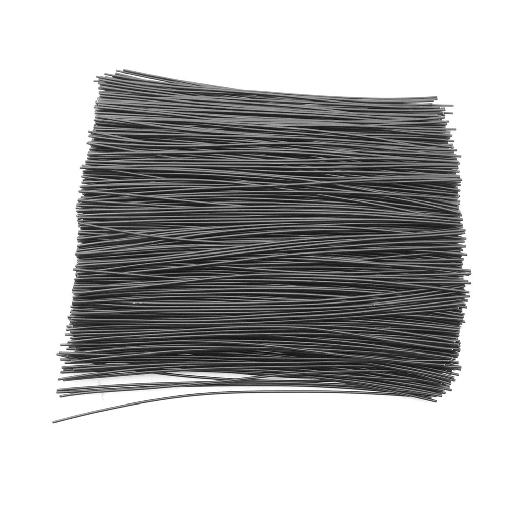 SQXBK 1000PCS Reusable Black Round Wire Cable Ties 6 Inch Multipurpose Plastic Twist Knot Suitable for Small Gift Bag and Cord Management