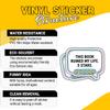 3 Pcs Stack of Books Librarian Sticker, Cute Reading Lover Vinyl Decal for Teachers, Students, Teens, Adults, Laptop, Kindle, Water Bottle, Scrapbook, Notebook, Car, Bookworms, Reading Fans 4 Inches view 4