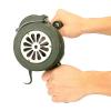 1pc Hand Crank Siren Horn 110dB Manual Operated Metal Alarm Air Raid Emergency Safety for Emergency, Tornado, Sporting view 2
