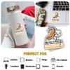 3 Pcs You Got a Dog Thats Cute I Raise a Tiny Dinosaur Leopard Gecko Sticker, Funny Reptile Lover Vinyl Decal for Teens, Adults, Laptop, Car, Scrapbook, Notebook, Water Bottle, Herp 3 Inches view 4