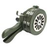 110DB Manual Metal Alarm Hand Crank Siren Horn Air Raid Emergency Safety for Fire Flood Prevention Disaster for Emergency, Tornado, Sporting(Green) view 1