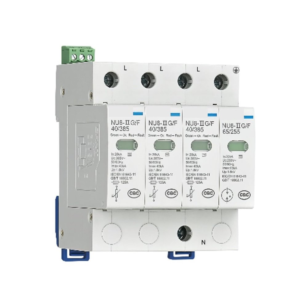 NU6 Surge Protector, NU6-G 100kA/275V 4P(R)
