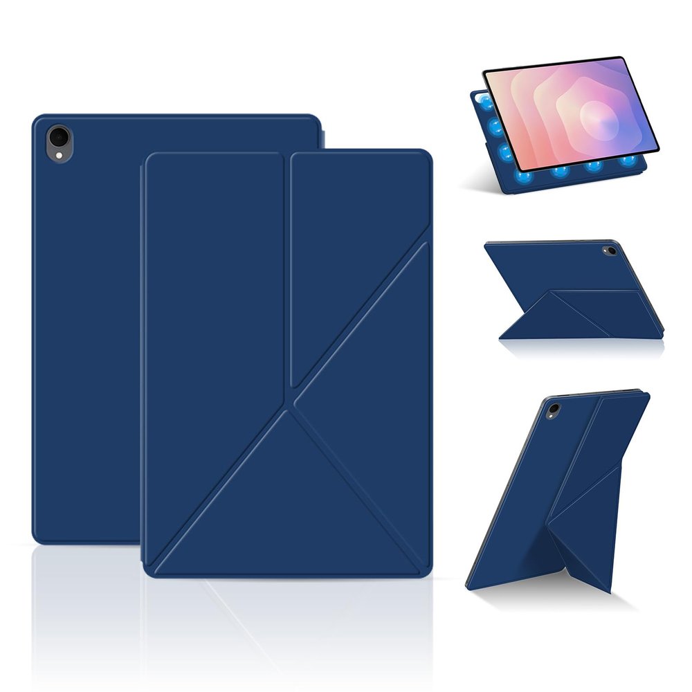 for Samsung Galaxy Tab S11 Case 11 inch, Magnetic Attachment | Auto Wake/Sleep | Multi-Viewing Angles | Slim Light Shell Cover | Compatible with Samsung Galaxy Tab S11 | Blue