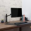 Universal Monitor Mount, Monitor Arm with Height Adjustable, Swivel, Tilt, Freestanding Monitor Stand Mount Fits 10-32inch LED Computer Screens view 2