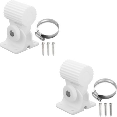 Foruly Wall Mount Bracket Kit for Ubiquiti Nanostation Ns-5ac Lo0o5ac Nsm5 Locom5 Nsm2 Locom2 Ltu Lite White (PLA White*2)
