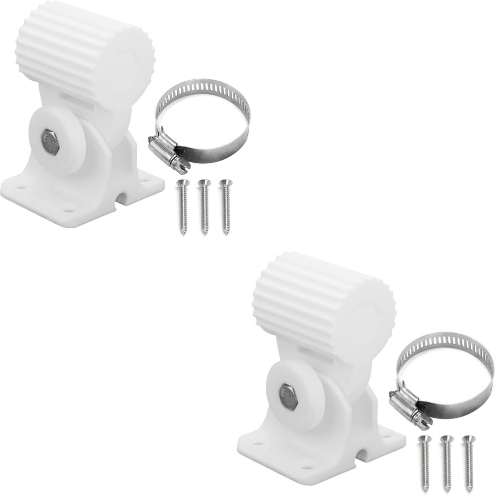 Foruly Wall Mount Bracket Kit for Ubiquiti Nanostation Ns-5ac Lo0o5ac Nsm5 Locom5 Nsm2 Locom2 Ltu Lite White (PLA White*2)