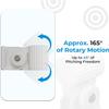 Foruly Wall Mount Bracket Kit for Ubiquiti Nanostation Ns-5ac Lo0o5ac Nsm5 Locom5 Nsm2 Locom2 Ltu Lite White (PLA White*2) view 4