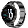 Compatible for Garmin Venu 4 45mm Bands, Quick Release Stainless Steel Metal Replacement Straps Compatible for Garmin Venu 4 41mm, 45mm (Black, 18mm size band) view 1