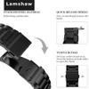 Compatible for Garmin Venu 4 45mm Bands, Quick Release Stainless Steel Metal Replacement Straps Compatible for Garmin Venu 4 41mm, 45mm (Black, 18mm size band) view 2