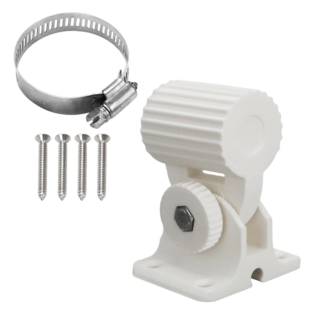 Foruly Wall Mount Bracket Kit for Ubiquiti Nanostation Ns-5ac Lo0o5ac Nsm5 Locom5 Nsm2 Locom2 Ltu Lite White (ASA White)