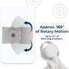 Foruly Wall Mount Bracket Kit for Ubiquiti Nanostation Ns-5ac Lo0o5ac Nsm5 Locom5 Nsm2 Locom2 Ltu Lite White (ASA White) view 4