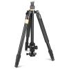 SFOIMO Projector Stand Projector Stand Lightweight Adjustable Tripod Floor Stand Holder 360Swivel Ball Head for Projector Camera with Carry Bag Projector Bracket Mount(Carbon Fiber) view 3