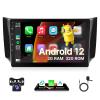 2+32GB Car Radio for Nissan Sentra Sylphy 2013 2014 2015 2016 2017 2018 2019 with Carplay Android Auto, 10.1" Touch Screen for Nissan Sentra Stereo with in-Dash GPS, WiFi, BT, FM, SWC + Backup Camera view 1