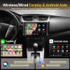 2+32GB Car Radio for Nissan Sentra Sylphy 2013 2014 2015 2016 2017 2018 2019 with Carplay Android Auto, 10.1" Touch Screen for Nissan Sentra Stereo with in-Dash GPS, WiFi, BT, FM, SWC + Backup Camera view 3