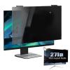 27Inch Magnetic Privacy Shield Screen Protector for 16:9 Computer, Removable Eye Protection Anti Glare Blue Light Filter Privacy Shield Film, 180 Anti-Spy,27inch(612.6mm*356mm) view 1
