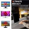 27Inch Magnetic Privacy Shield Screen Protector for 16:9 Computer, Removable Eye Protection Anti Glare Blue Light Filter Privacy Shield Film, 180 Anti-Spy,27inch(612.6mm*356mm) view 4