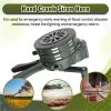 Emergency Hand Crank Siren Horn 110DB School Shopping Fire Air Raid Safety Alarm System Component for Emergency, Tornado, Sporting view 2
