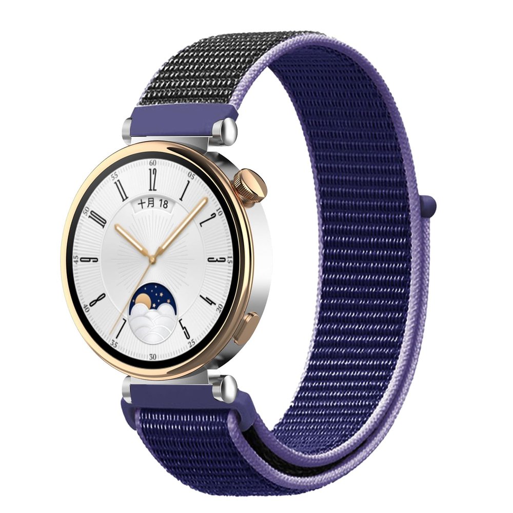 18mm Nylon Strap Compatible with Huawei Watch GT 6 41mm Bracelet, Adjustable Elastic Watch Band Sport Breathable Replacement Strap for Huawei Watch GT 6 41mm Smartwatch, One Size, Nylon, Nylon Strap