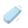 CAXUSD Mini Folding Double-headed USB Rechargeable Fan Portable Lightweight Electric Cooling Fan Speed Air Modes Quiet Plastic Blades Compact Travel Table Handheld for Summer Outdoors view 2